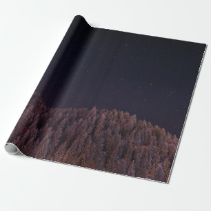 LANDSCHAFTSFOTO DER BÄUME GESCHENKPAPIER