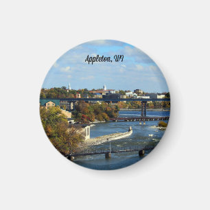 Landschaftsfoto von Appleton, Wisconsin Magnet