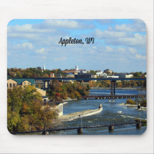 Landschaftsfoto von Appleton, Wisconsin Mousepad