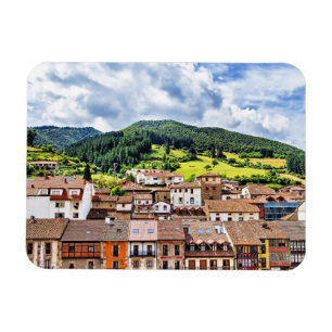 Landschaftsfoto von Kantabrien, Spanien Magnet
