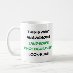 Landschaftsfotograf, phantastisch kaffeetasse