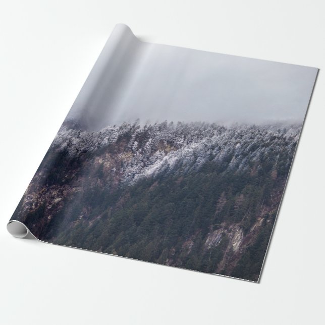 LANDSCHAFTSFOTOGRAFIE DER BERGE GESCHENKPAPIER (Ungerollt)