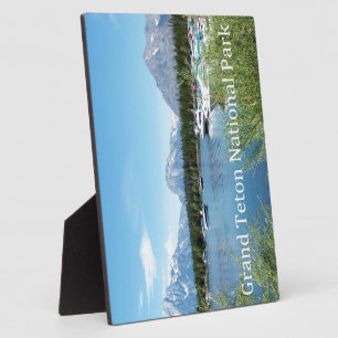 Landschaftsfotografie des Grand Teton Nationalpark Fotoplatte