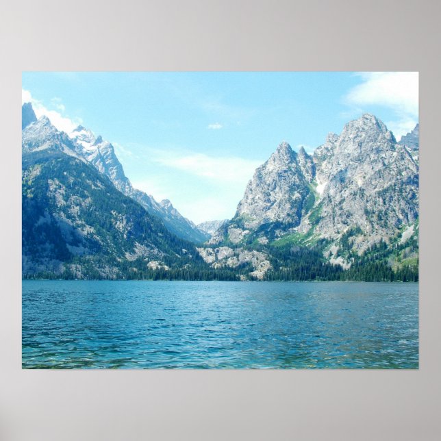 Landschaftsfotografie des Grand Teton Nationalpark Poster (Vorne)