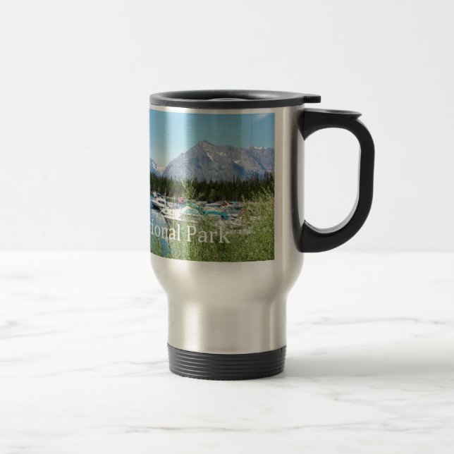 Landschaftsfotografie des Grand Teton Nationalpark Reisebecher (Rechts)