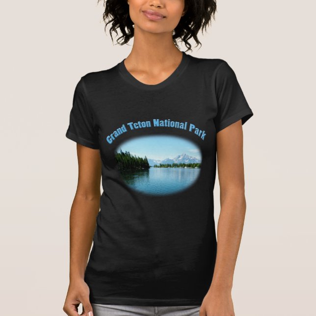 Landschaftsfotografie des Grand Teton Nationalpark T-Shirt (Vorderseite)