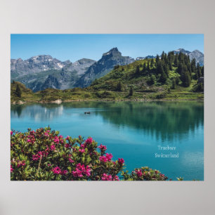 Landschaftsfotografie Truebsee, Schweiz Poster