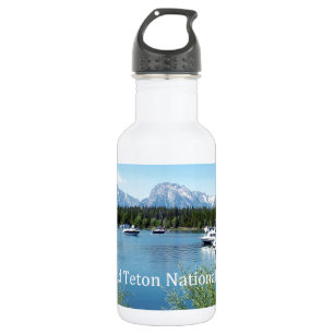 Landschaftsfotografie vom Grand Teton National Par Trinkflasche