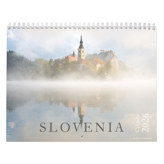 Landschaftsfotografie von Bled und Slowenien 2026 Kalender (Titelbild)