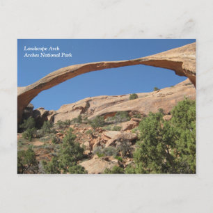 Landschaftsgarten, Arches Nationalpark Postkarte