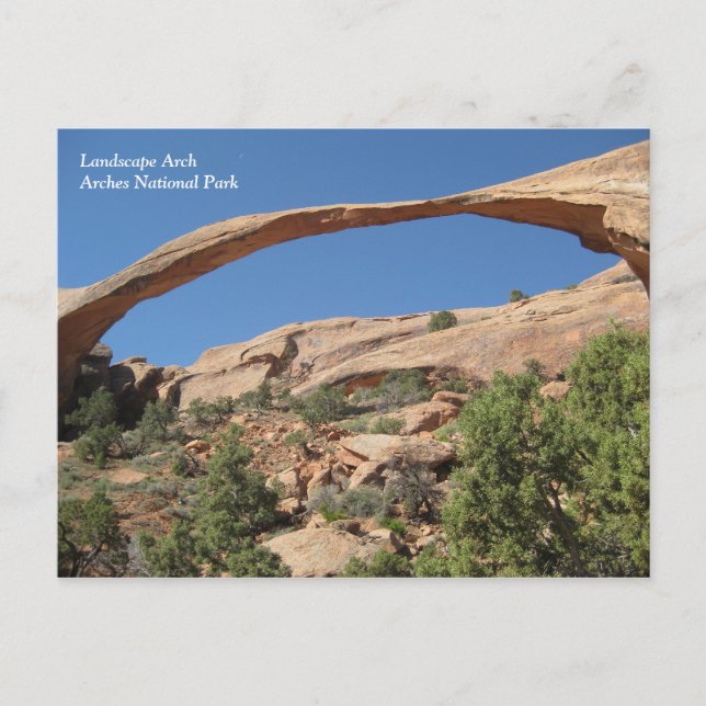 Landschaftsgarten, Arches Nationalpark Postkarte (Vorderseite)
