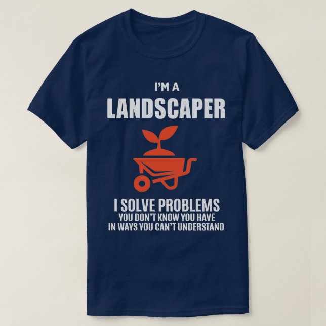 LANDSCHAFTSGÄRTNER T-Shirt (Design vorne)