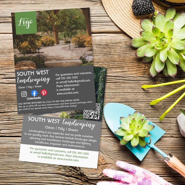 Landschaftsgärtnerbaum-Chirurg Flyer (Von Creator hochgeladen)