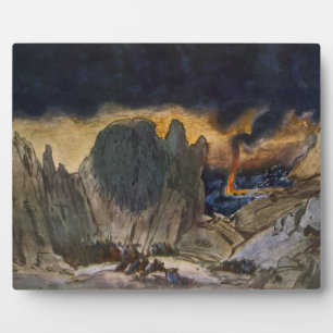 Landschaftsgestaltung aus Phedre, 1917 (Farblitho) Fotoplatte
