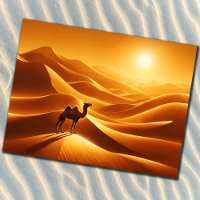 Landschaftskamel Wüstendekor Sonne trocken