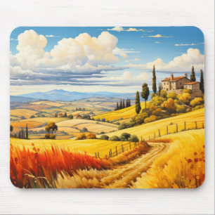 Landschaftskonzept Abstrakte Landschaft Kunst Mousepad
