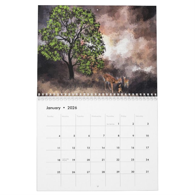 Landschaftskunde 2025 kalender (Jan 2026)