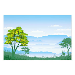 Landschaftslandschaft Fotodruck
