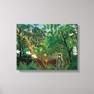 LandschaftsLeinwand-Druck Henri Rousseau Leinwanddruck
