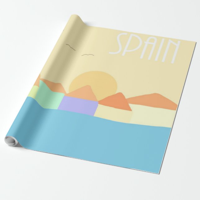 Landschaftsmalerei Geschenkpapier (Ungerollt)