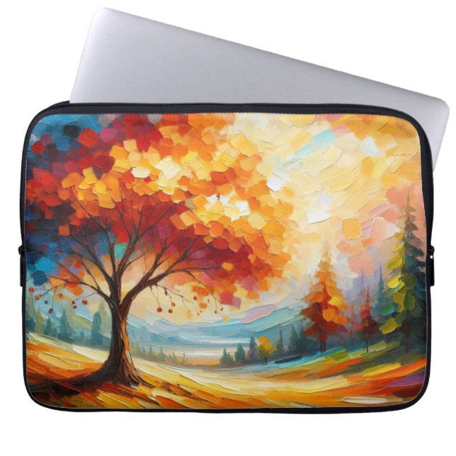 Landschaftsmalerei mit hellen Farben-96771 Laptopschutzhülle (Vorderseite)