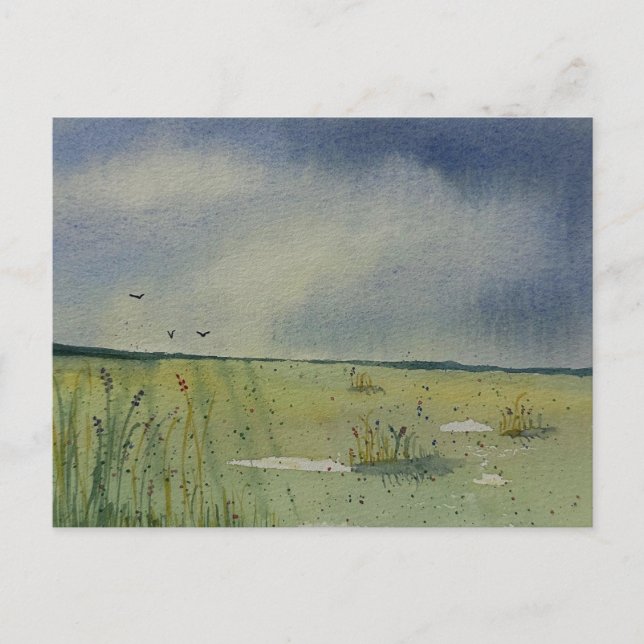 Landschaftsmalerei  postkarte (Vorderseite)