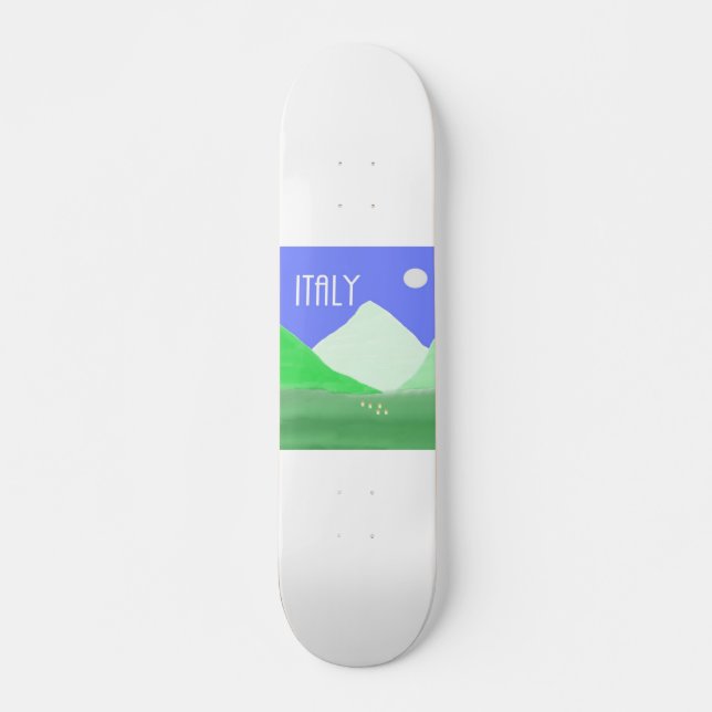 Landschaftsmalerei Skateboard (Vorne)