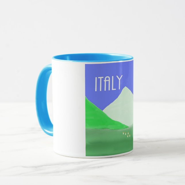 Landschaftsmalerei Tasse (Vorderseite Links)