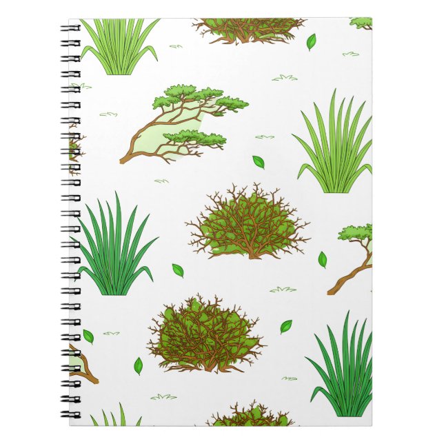 Landschaftsmotiv (Afrikanische Savanna) Notizblock (Vorderseite)
