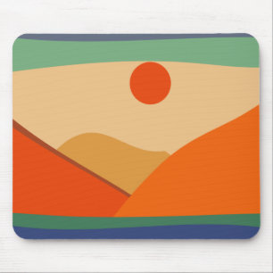 Landschaftsmousepad, Berg, digitale Kunst, Kunst Mousepad