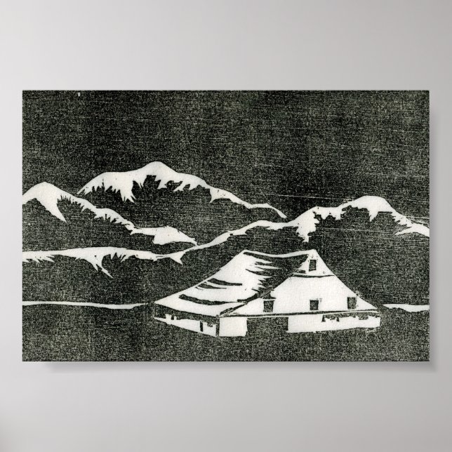 Landschaftspatch Poster (Vorne)