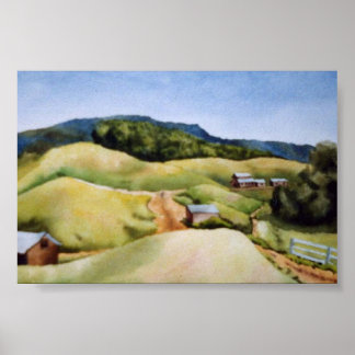 Landschaftspatch Poster