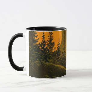 Landschaftspferde oder Erntemond Tasse