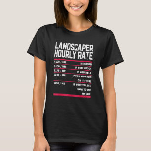 Landschaftspflege Rasenmäher für Landschaftsschutz T-Shirt