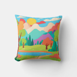 LandschaftssichtSitzkissen Kissen