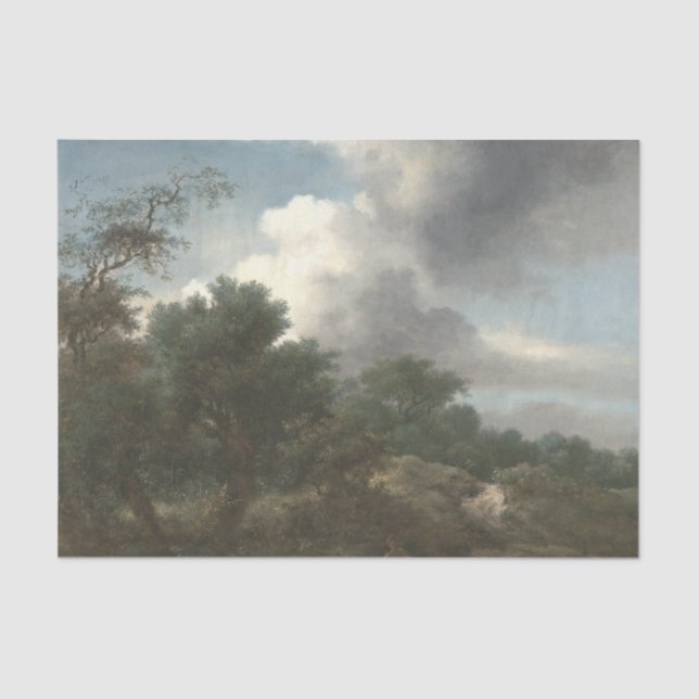 Landschaftsszene Entkopplung Seidenpapier (Vorderseite)