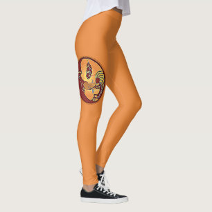 Landschaftstaste - Kokopelli Mondfeder 1 Leggings
