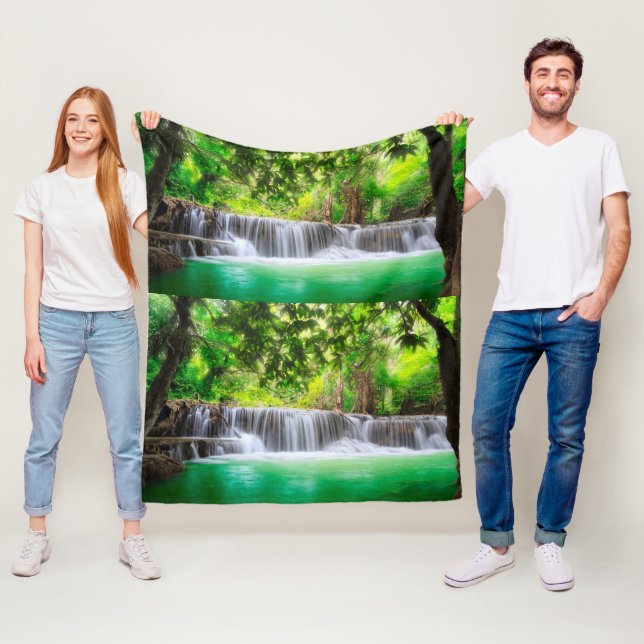 Landschaftswasserfall Fleecedecke (Beispiel)