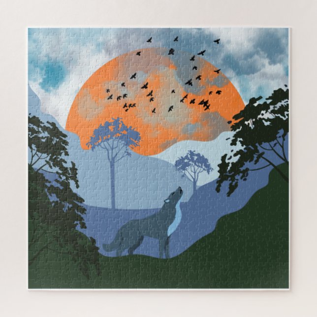 LandschaftsWolf Sun Mountains (Vertikal)