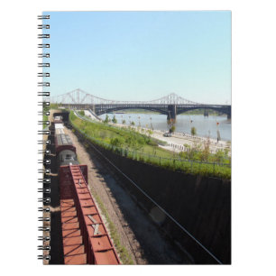 Landschaftszug Notizblock