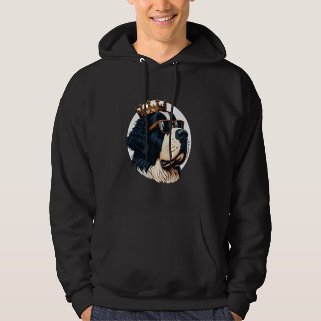Landseer Newfoundländer Hoodie (Vorderseite)