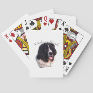 Landseer Newfundland Vater 2; Newfie Vater; Newf V Spielkarten