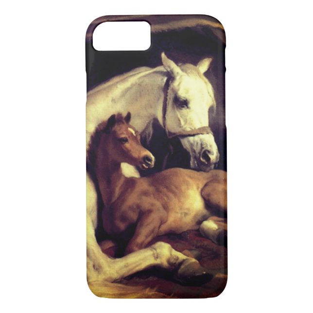 Landseer Pferde Case-Mate iPhone Hülle (Rückseite)