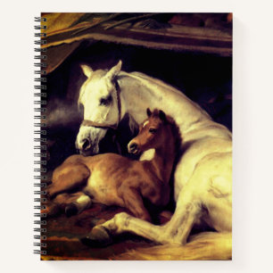 Landseer Pferde Notizbuch