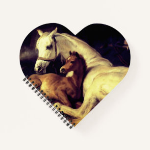 Landseer Pferde Notizbuch