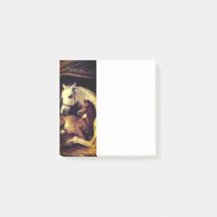 Landseer Pferde Post-it Klebezettel