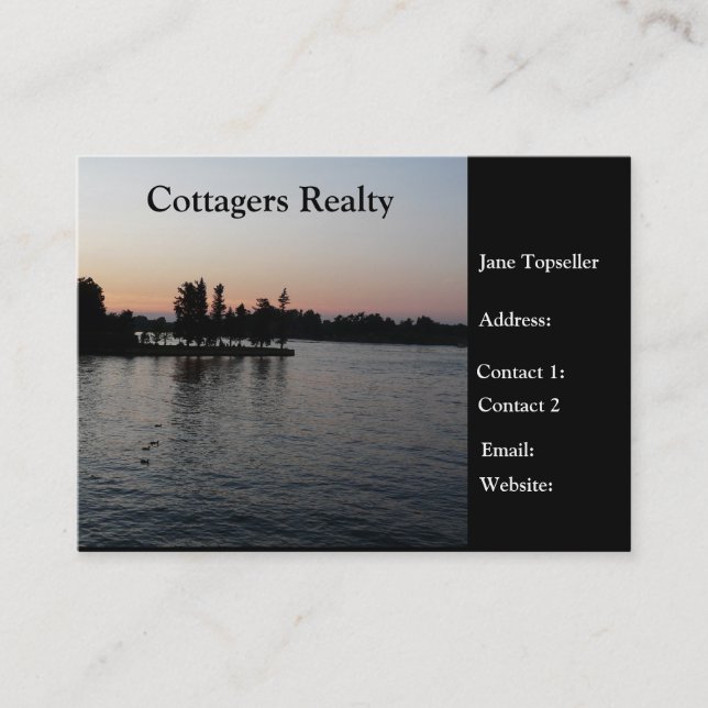 Landsleute Realty-Real-Anwesen Visitenkarte (Vorderseite)