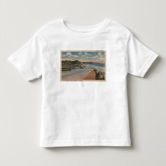 Landstraße 101 auf der Küste von Kalifornien Kleinkind T-shirt (Vorderseite)