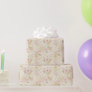 Landstraße Floral Geburtstag Geschenkpapier