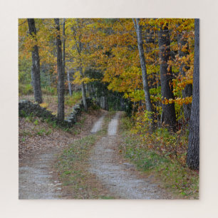 Landstraße im Herbst